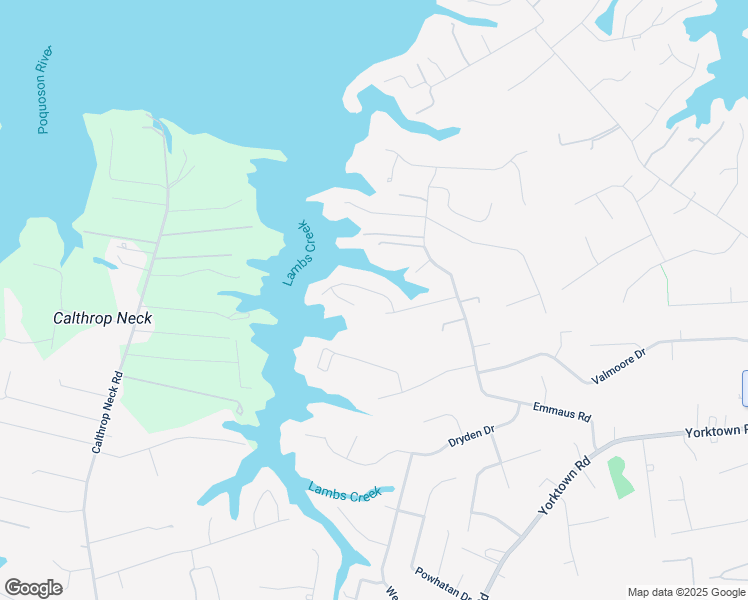 map of restaurants, bars, coffee shops, grocery stores, and more near 121 Freemoor Drive in Poquoson