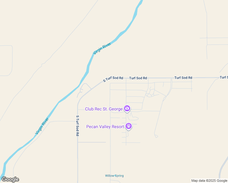 map of restaurants, bars, coffee shops, grocery stores, and more near 5315 West 2040 South in Hurricane