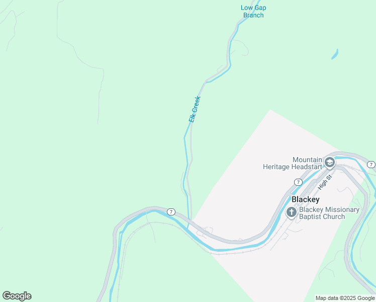 map of restaurants, bars, coffee shops, grocery stores, and more near 293 State Highway 3408 in Blackey