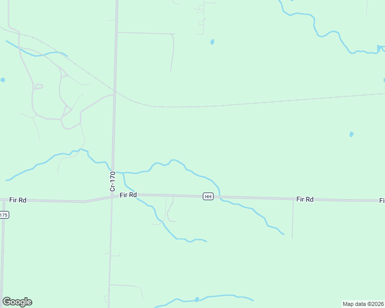 map of restaurants, bars, coffee shops, grocery stores, and more near 16575 Fir Road in Carthage