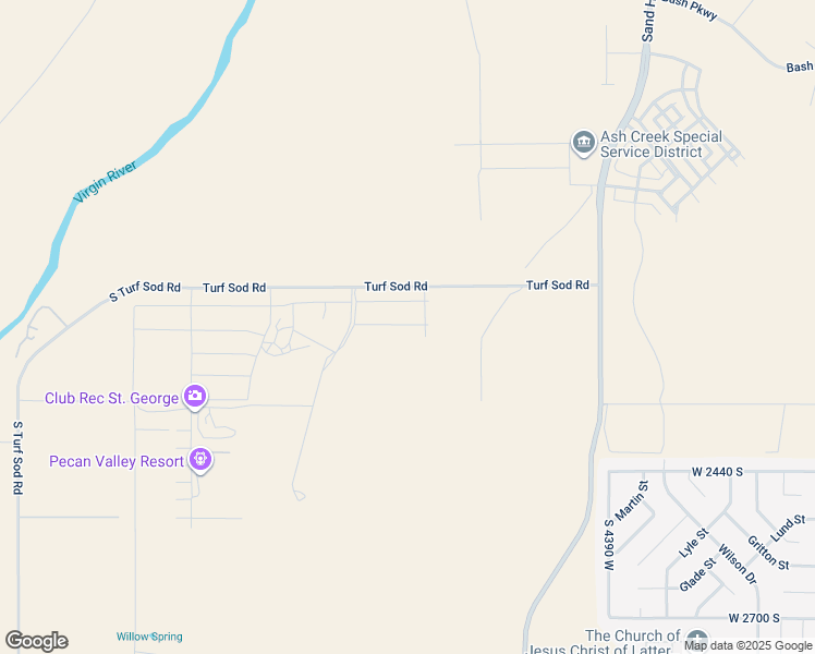 map of restaurants, bars, coffee shops, grocery stores, and more near 4769 West 2020 South in Hurricane