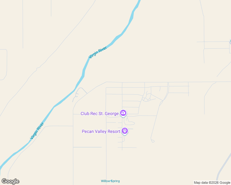 map of restaurants, bars, coffee shops, grocery stores, and more near 5268 West 2040 South in Hurricane