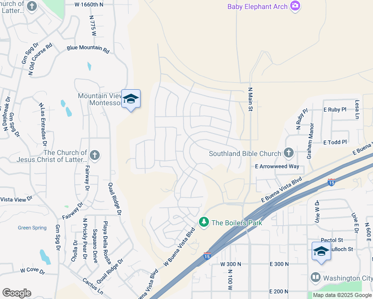 map of restaurants, bars, coffee shops, grocery stores, and more near 865 Via Modelo in Washington