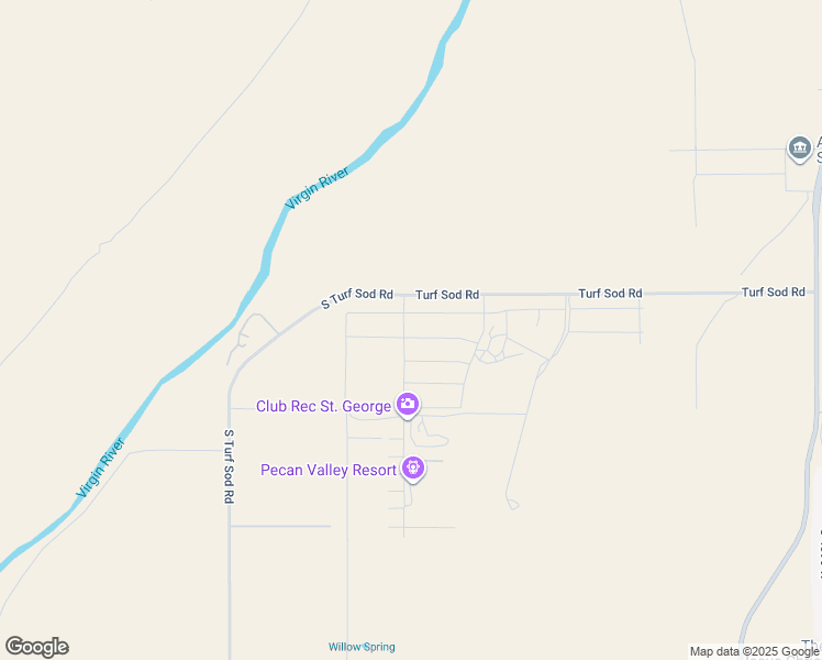 map of restaurants, bars, coffee shops, grocery stores, and more near 5204 West 2040 South in Hurricane