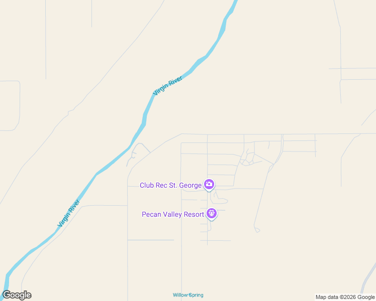 map of restaurants, bars, coffee shops, grocery stores, and more near 5268 West 2040 South in Hurricane