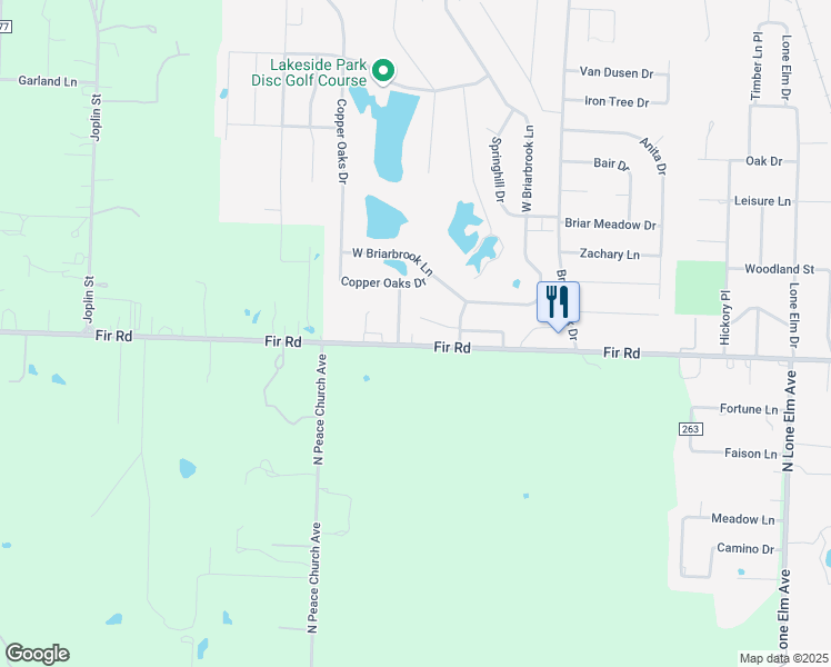 map of restaurants, bars, coffee shops, grocery stores, and more near 1113 Marie Lane in Carl Junction
