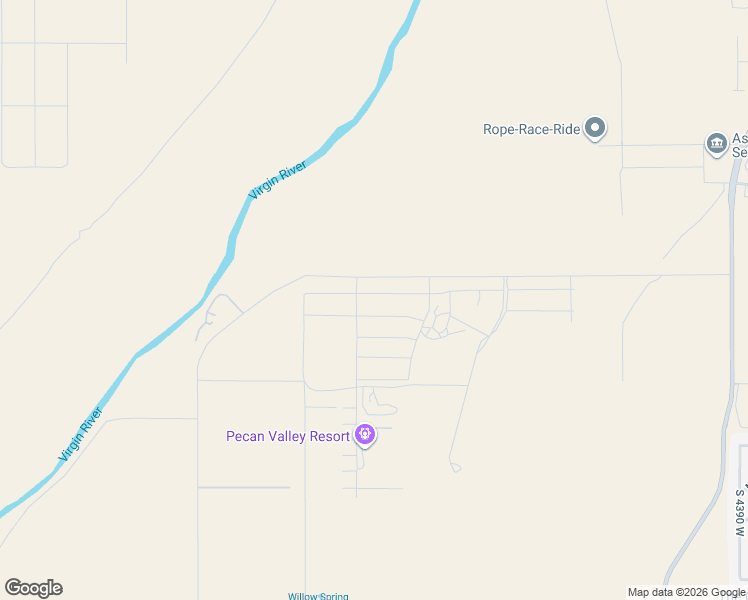 map of restaurants, bars, coffee shops, grocery stores, and more near 5195 West 1930 South in Hurricane