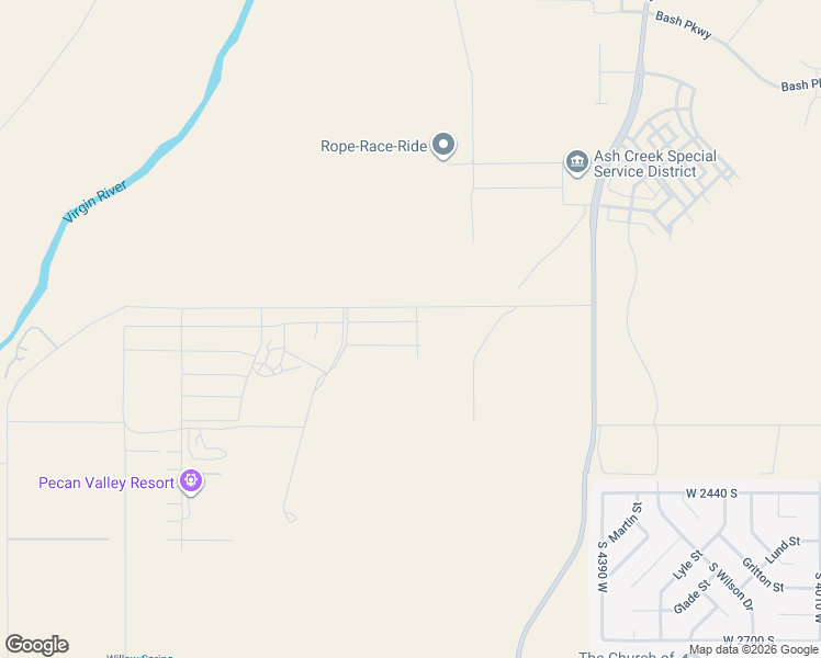 map of restaurants, bars, coffee shops, grocery stores, and more near 4749 West 1930 South in Hurricane