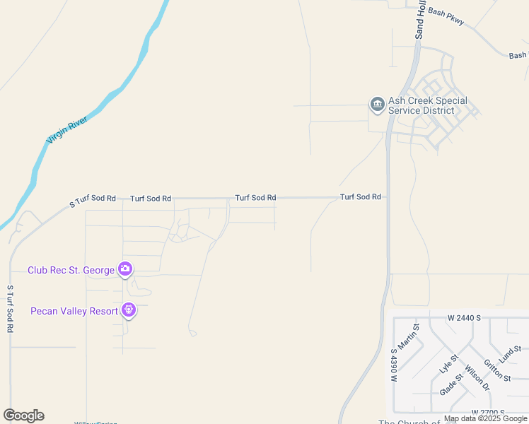 map of restaurants, bars, coffee shops, grocery stores, and more near 4765 West 1930 South in Hurricane