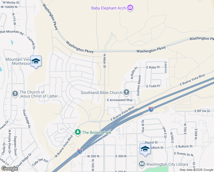 map of restaurants, bars, coffee shops, grocery stores, and more near 22 East Luften Street in Washington