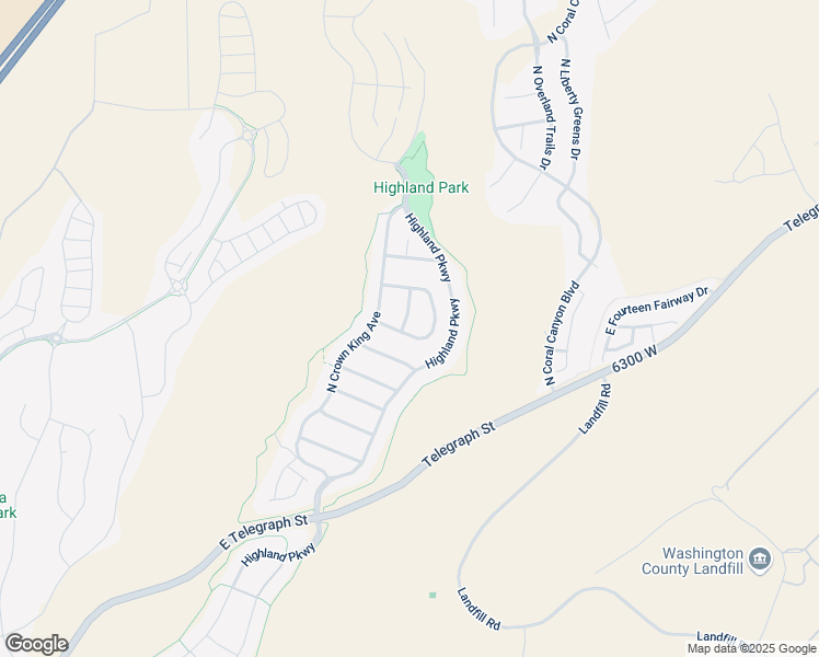 map of restaurants, bars, coffee shops, grocery stores, and more near 960 North Silver Lode Avenue in Washington