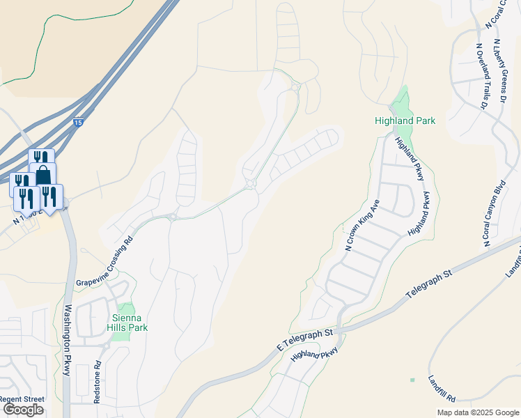 map of restaurants, bars, coffee shops, grocery stores, and more near 974 Pleasant Valley Lane in Washington