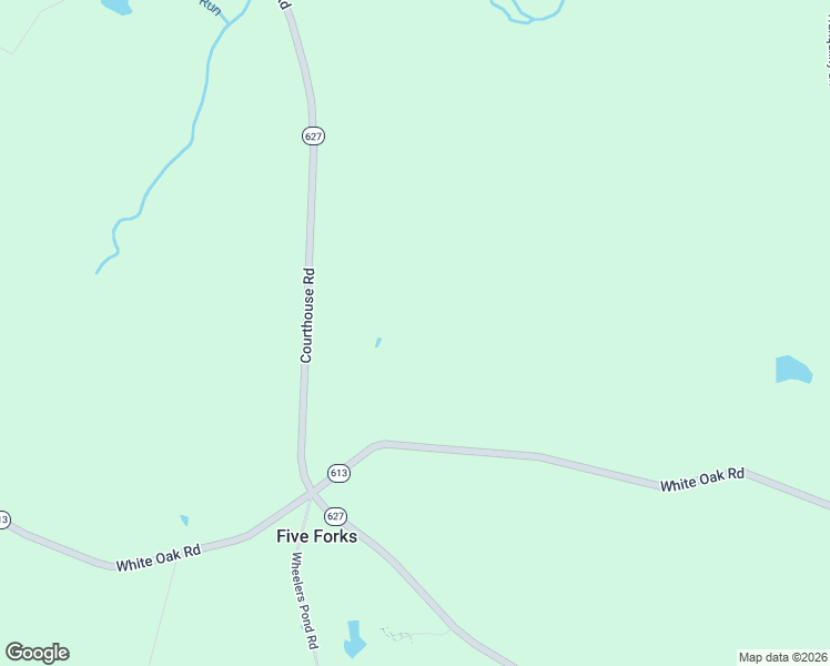 map of restaurants, bars, coffee shops, grocery stores, and more near 16414 White Oak Road in Dinwiddie