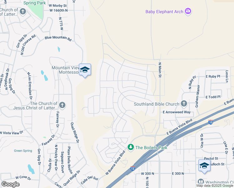map of restaurants, bars, coffee shops, grocery stores, and more near 964 Via del Norte in Washington