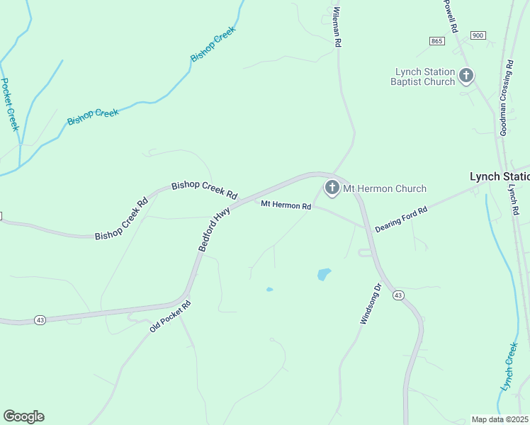 map of restaurants, bars, coffee shops, grocery stores, and more near 352 Mount Hermon Road in Lynch Station