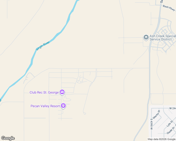 map of restaurants, bars, coffee shops, grocery stores, and more near 5018 West 1930 South in Hurricane