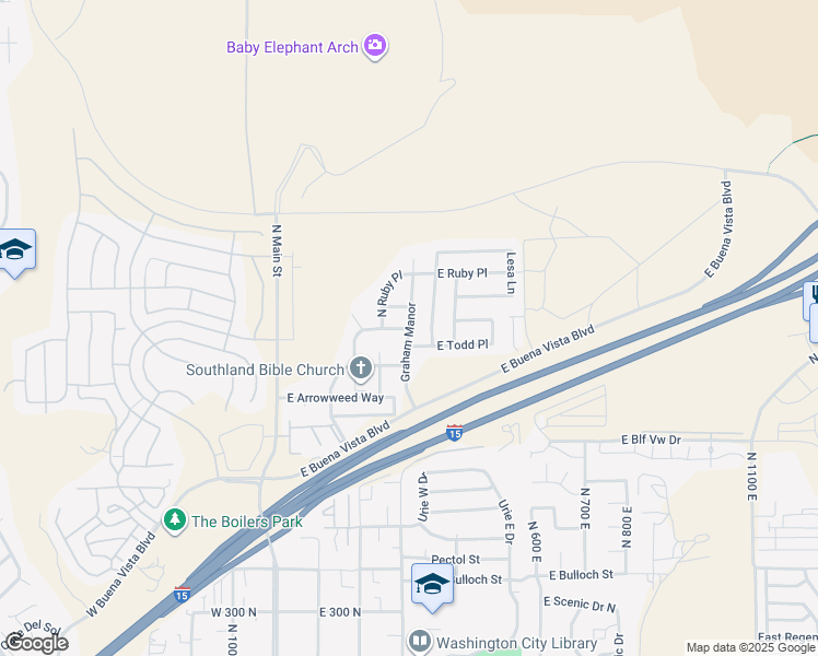 map of restaurants, bars, coffee shops, grocery stores, and more near 951 Graham Manor in Washington