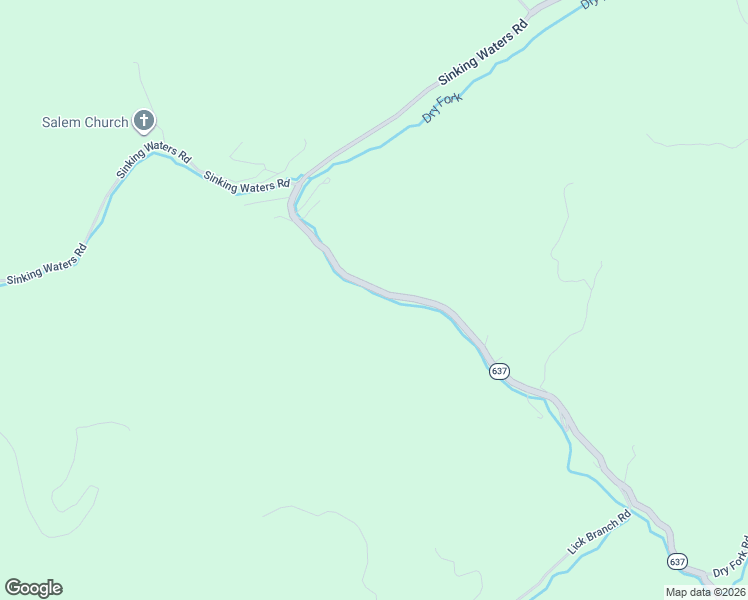 map of restaurants, bars, coffee shops, grocery stores, and more near 5264 Dry Fork Road in Cedar Bluff