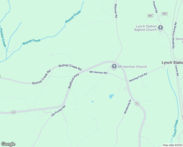 map of restaurants, bars, coffee shops, grocery stores, and more near 352 Mount Hermon Road in Lynch Station