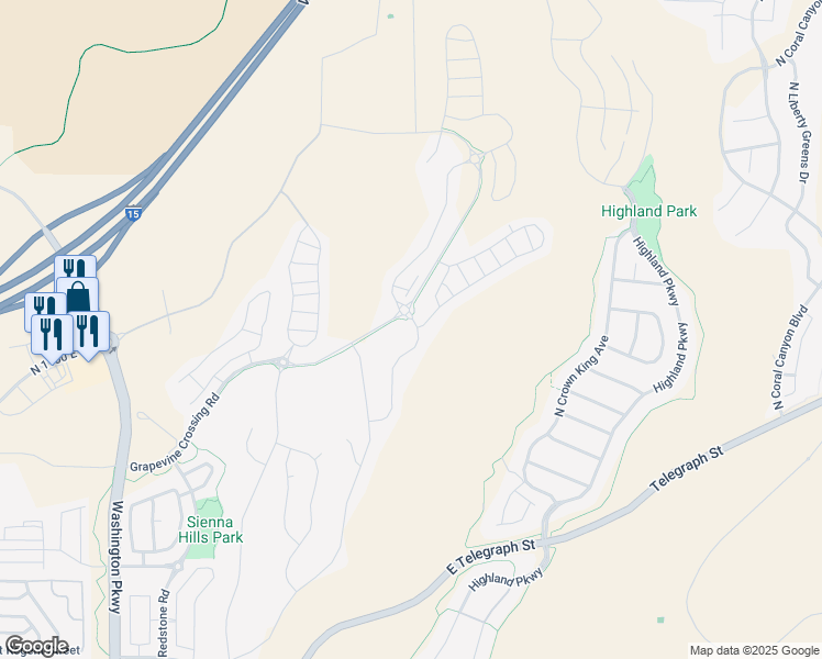 map of restaurants, bars, coffee shops, grocery stores, and more near 1017 Pleasant Valley Lane in Washington