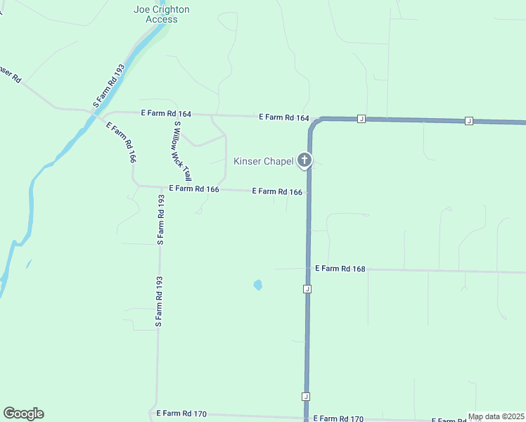 map of restaurants, bars, coffee shops, grocery stores, and more near 4844 East Farm Road 166 in Springfield