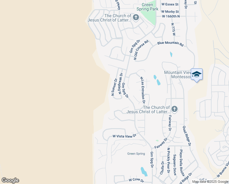 map of restaurants, bars, coffee shops, grocery stores, and more near 983 North Sunset Drive in Washington