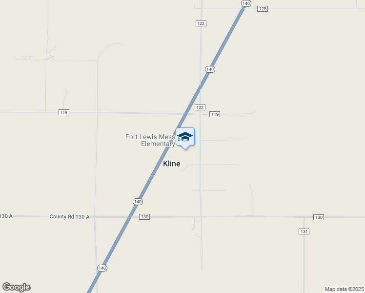 map of restaurants, bars, coffee shops, grocery stores, and more near 11274 Highway 140 in Hesperus