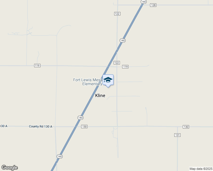 map of restaurants, bars, coffee shops, grocery stores, and more near 11274 Highway 140 in Hesperus