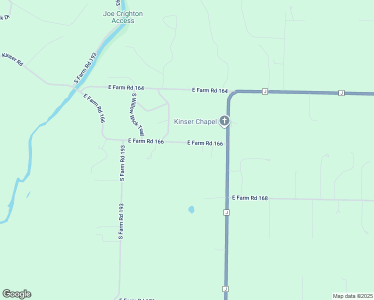 map of restaurants, bars, coffee shops, grocery stores, and more near 4844 East Farm Road 166 in Springfield