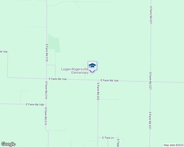map of restaurants, bars, coffee shops, grocery stores, and more near 7297 East Farm Road 164 in Rogersville