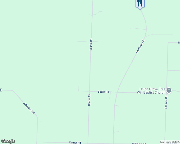 map of restaurants, bars, coffee shops, grocery stores, and more near 2591-2697 Sparks Road in Norwood