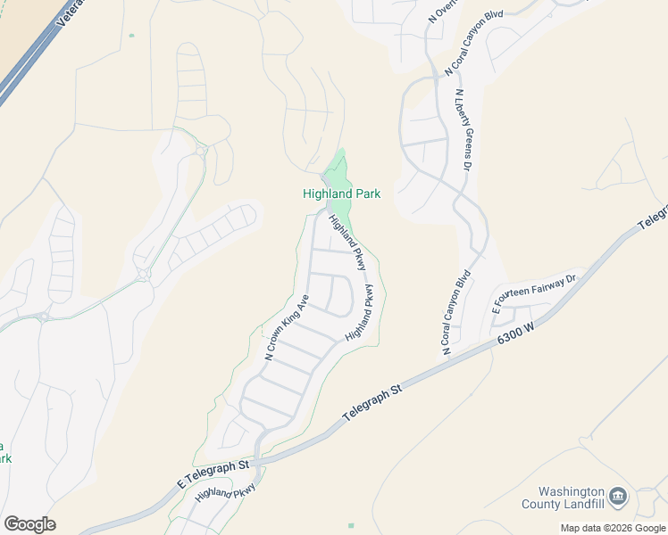 map of restaurants, bars, coffee shops, grocery stores, and more near 2701 East Upper Canyon Drive in Washington