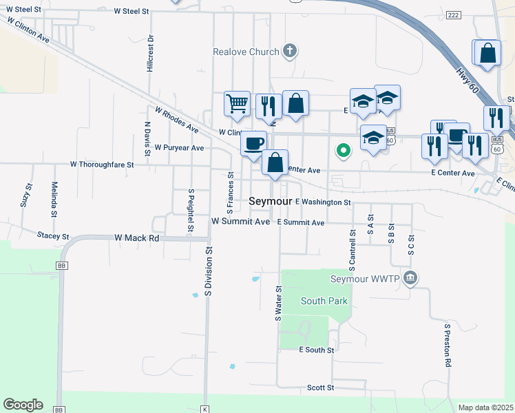 118 West Washington Street, Seymour MO Walk Score