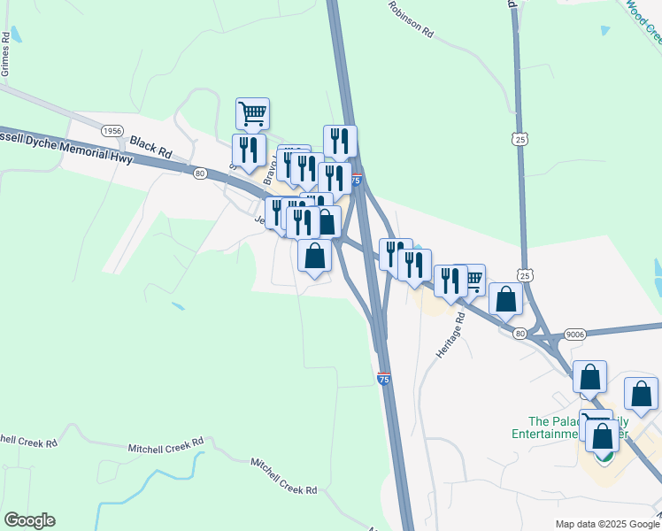 map of restaurants, bars, coffee shops, grocery stores, and more near 150 Dogpatch Trading Center in London