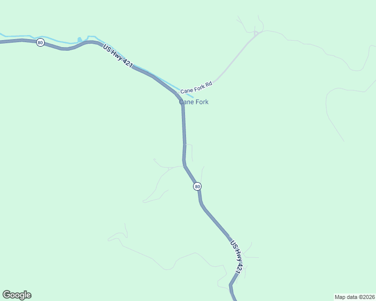 map of restaurants, bars, coffee shops, grocery stores, and more near Kentucky 80 in Bear Branch