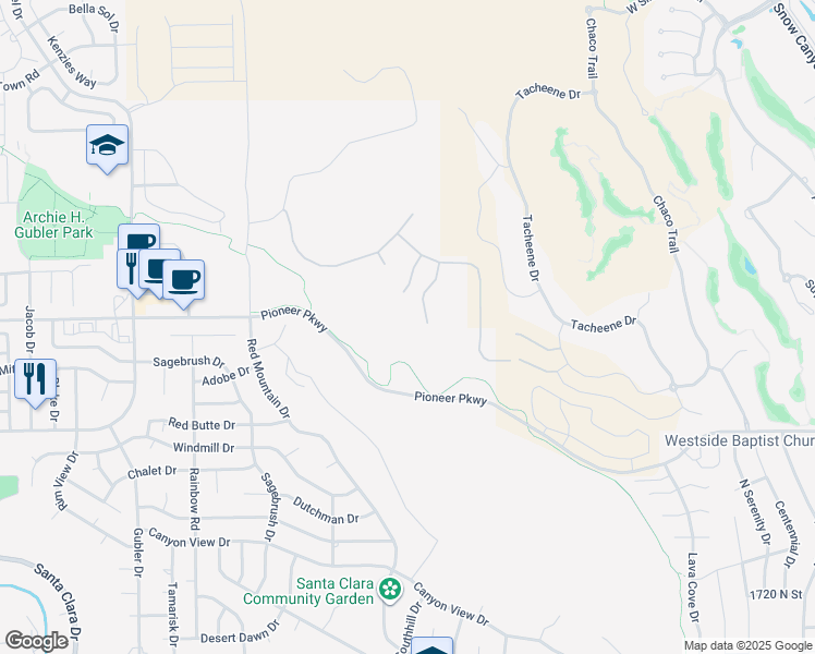 map of restaurants, bars, coffee shops, grocery stores, and more near 2430 Phil Smith Court in Santa Clara