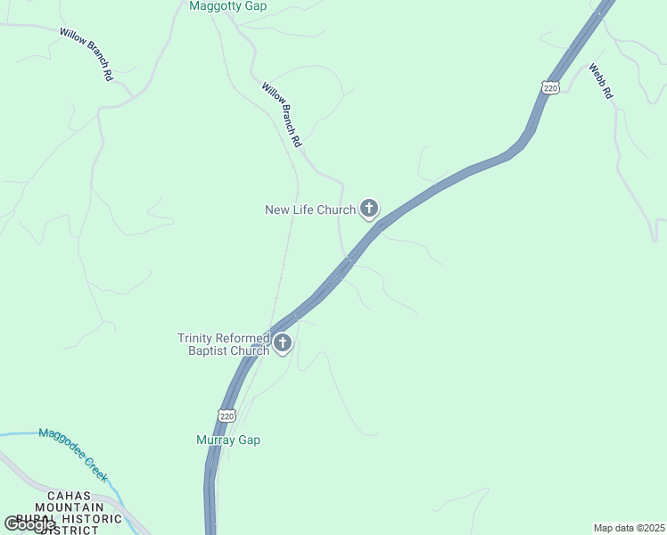 map of restaurants, bars, coffee shops, grocery stores, and more near 7825 Franklin Road in Boones Mill