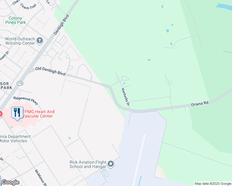 map of restaurants, bars, coffee shops, grocery stores, and more near 106 Oriana Road in Yorktown