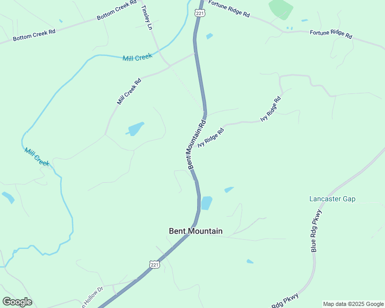 map of restaurants, bars, coffee shops, grocery stores, and more near 10210 Bent Mountain Rd in Bent Mountain