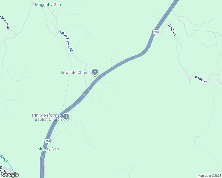 map of restaurants, bars, coffee shops, grocery stores, and more near 7776 Franklin Road in Boones Mill