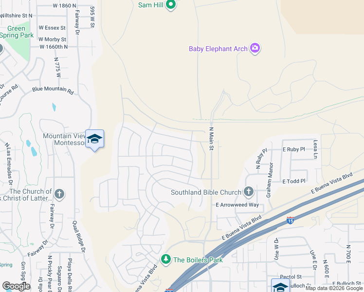 map of restaurants, bars, coffee shops, grocery stores, and more near 166 West White Pearl Drive in Washington