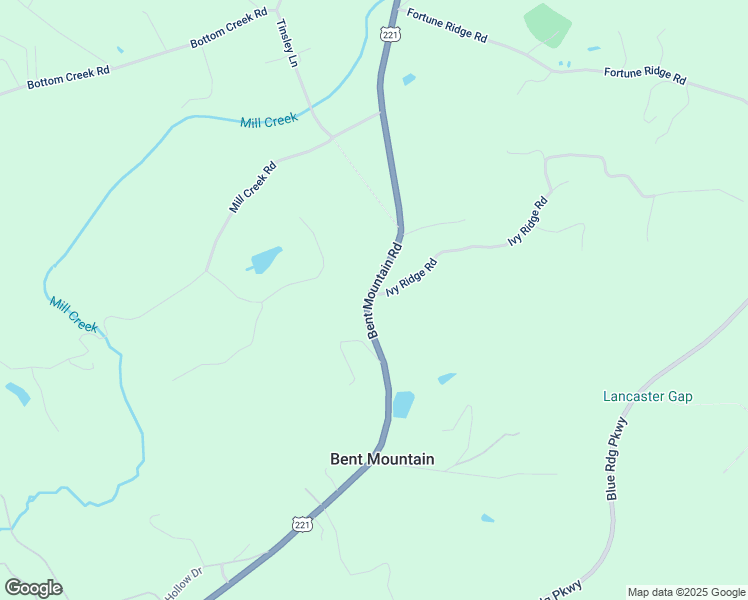map of restaurants, bars, coffee shops, grocery stores, and more near 10210 Bent Mountain Rd in Bent Mountain