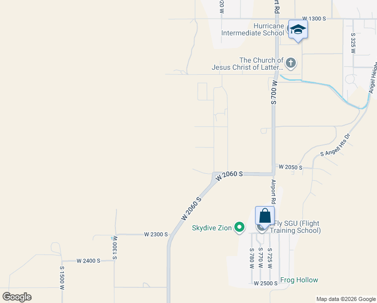 map of restaurants, bars, coffee shops, grocery stores, and more near 977 South in Hurricane