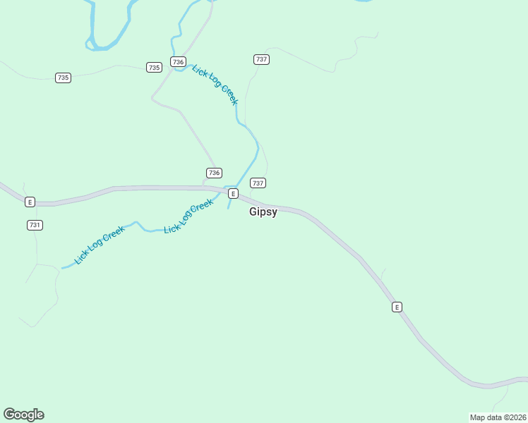 map of restaurants, bars, coffee shops, grocery stores, and more near in Gipsy