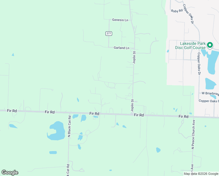 map of restaurants, bars, coffee shops, grocery stores, and more near 27490-27840 Green Hills Lane in Carl Junction
