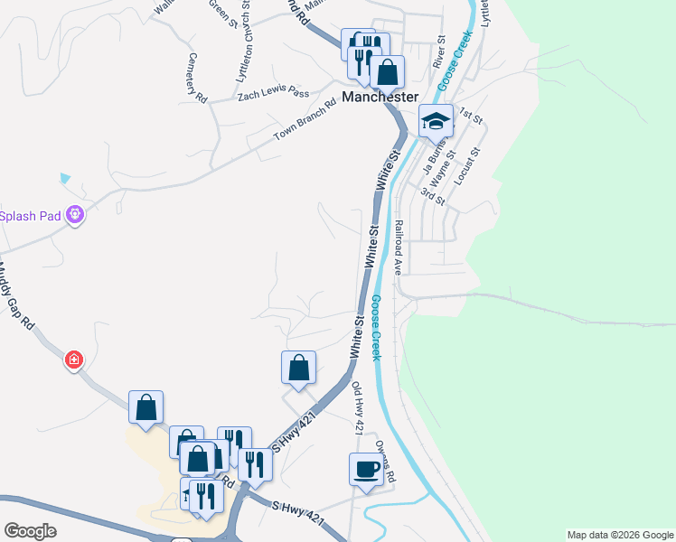 map of restaurants, bars, coffee shops, grocery stores, and more near 350 Hubbard's Road in Manchester