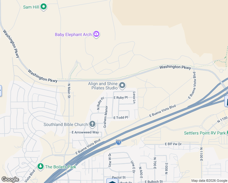 map of restaurants, bars, coffee shops, grocery stores, and more near 391 Sun Dusk Lane in Washington