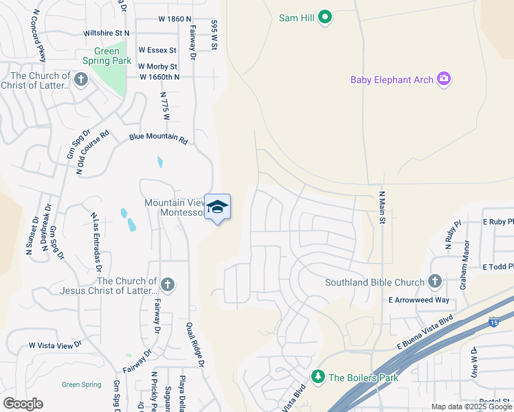 map of restaurants, bars, coffee shops, grocery stores, and more near 1168 Via Del Sol in Washington