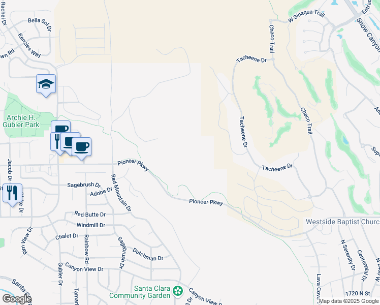 map of restaurants, bars, coffee shops, grocery stores, and more near 2430 Phil Smith Court in Santa Clara