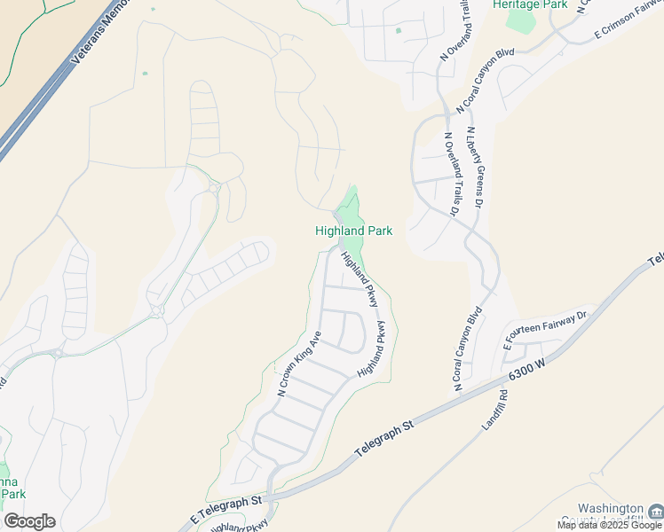 map of restaurants, bars, coffee shops, grocery stores, and more near 1186 North Crown King Avenue in Washington